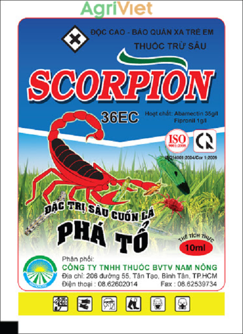 Scorpion 36EC - Thuốc trừ sâu róm ở ổi