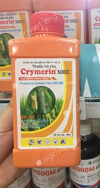 Dùng Crymerin 50EC để trừ sâu róm ở ổi